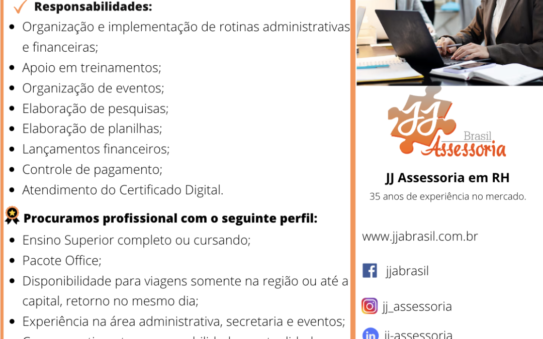 Técnico de Apoio Administrativo Junior